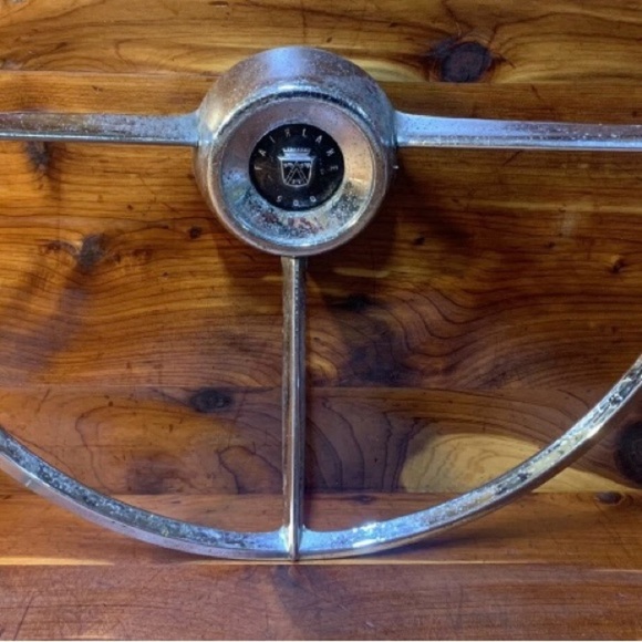 Vintage FAIRLANE 500 Chrome Steering Wheel - Picture 4 of 7